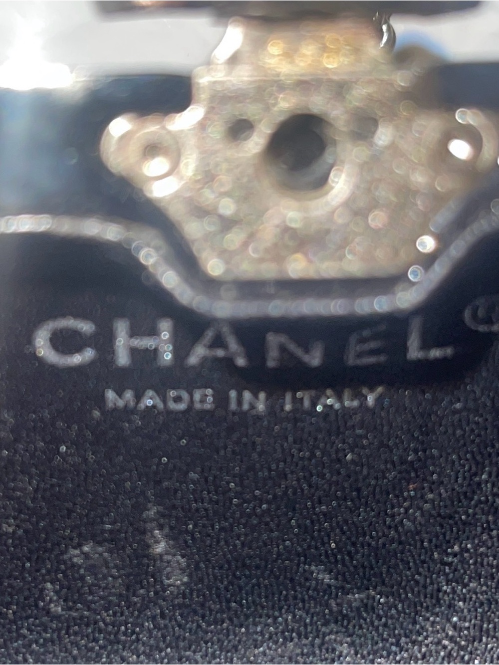 Chanel Black Plexiglass Strass Log CC Minaudière Clutch, 2018 rate - Picture 13 of 16